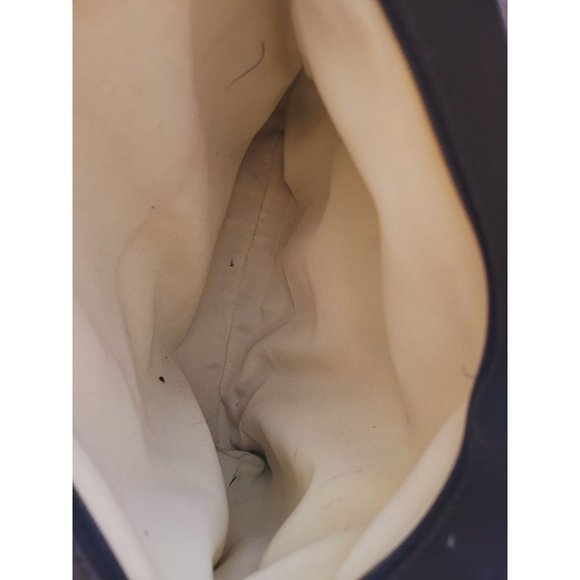 Orvis Vintage Black Pebbled Leather Shoulder Handbag Tote - Picture 5 of 7